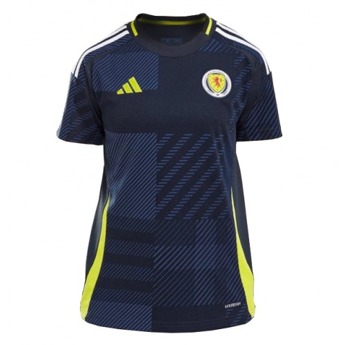 Scotland Replica Home Stadium Shirt for Women Euro 2024 Short Sleeve